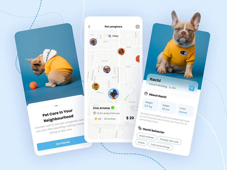 mobile app design portfolio